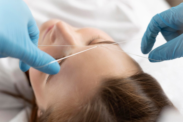اپیلاسیون با نخ (Threading)
